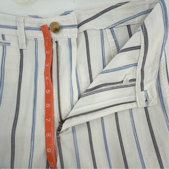 Madewell Slim Emmett Wide-Leg Crop Pants in Montpellier Stripe Size 28 (10) - Picture 7 of 10